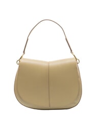 GIANNI CHIARINI HELENA ROUND Borsa in pelle con tracolla in tessuto - Borse Donna