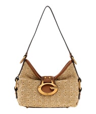 GUESS CAMDEN Borsa a spalla natural/cognac - Borse Donna - 1