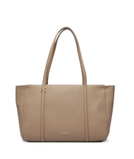 CALVIN KLEIN HARDWARE EMBLEM PEBB Shopping Bag desert taupe - Borse Donna - 1