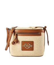 LOVE MOSCHINO STRAW CHIC Mini Bag a tracolla - Borse Donna