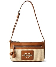 LOVE MOSCHINO STRAW CHIC Mini Bag a spalla - Borse Donna
