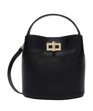 FURLA AMELIA Borsa secchiello mini, a mano, in pelle Nero - Borse Donna - 1