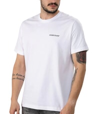 GUESS JEANS REGULAR LOGO T-Shirt in cotone purwhite - T-shirt Uomo - 1
