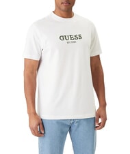GUESS LOGO CONTRAST T-Shirt in cotone - T-shirt Uomo
