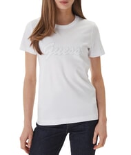 GUESS 3D SCRIPT Maglietta in cotone - T-shirt e Top Donna