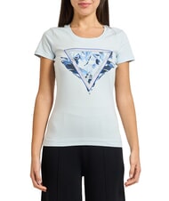 GUESS FEATHER TRIANGLE  sky high - T-shirt e Top Donna - 1
