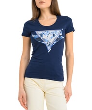 GUESS FEATHER TRIANGLE  blackened blue - T-shirt e Top Donna - 1