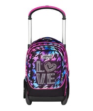 SEVEN GLOW LOVE Zaino trolley 2 ruote, amovibile - Zaini con carrello