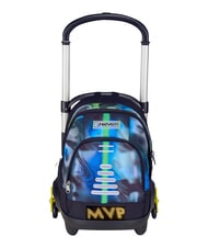 SEVEN WRITE DOWN Zaino trolley 3 ruote, amovibile metal - Zaini con carrello - 1