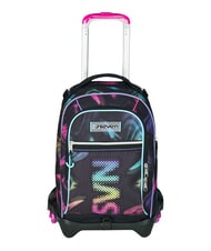 SEVEN OPTICAL SHADE GIRL Zaino trolley 3 ruote, amovibile Nero - Zaini con carrello - 1