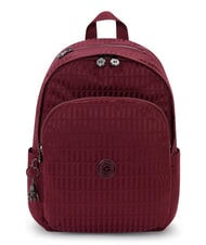 KIPLING DELIA M Zaino maroon tile jacquard - Zaini Scuola & Tempo Libero - 1