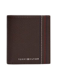 TOMMY HILFIGER TH CENTRAL Portafoglio e porta card, in pelle - Portafogli Uomo