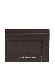 TOMMY HILFIGER TH CENTRAL Porta carte di credito, in pelle - Portafogli Uomo