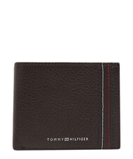 TOMMY HILFIGER TH CENTRAL Portafoglio con porta carte, in pelle - Portafogli Uomo
