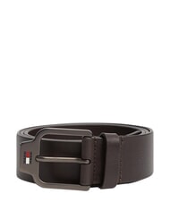 TOMMY HILFIGER TJ SCANTON Cintura in pelle dark brown - Cinture - 1