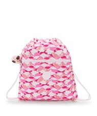 KIPLING SUPERTABOO Sacchetta zaino pink palm - Zaini Scuola & Tempo Libero - 1