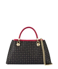 POLLINI HERITAGE  Borsa a mano con tracolla nero lacca - Borse Donna - 1