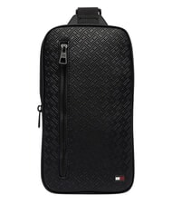 TOMMY HILFIGER TH EMBOSSED FLAG Marsupio monospalla black - Marsupi - 1