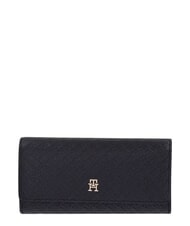 TOMMY HILFIGER TH ICON Portafoglio grande, con flap black - Portafogli Donna - 1