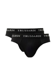 TRUSSARDI BRANDED ELASTIC Confezione 2 paia di Slip black - Slip Uomo - 1