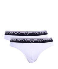 TRUSSARDI DOUBLE ELASTIC Confezione 2 paia di Slip white - Slip Uomo - 1