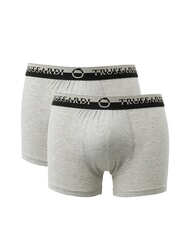 TRUSSARDI DOUBLE ELASTIC Confezione 2 paia di Boxer grey melange - Slip Uomo - 1