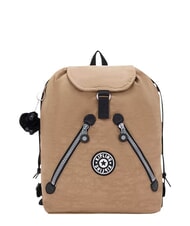 KIPLING NEW FUNDAMENTAL L Zaino in tessuto early tan heritage - Zaini Scuola & Tempo Libero - 1