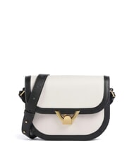 COCCINELLE CAMPIONARIO - DEW BICOLOR Mini Bag a tracolla, in pelle blanco/noir - Borse Donna - 1