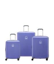 BENETTON By DELSEY UCB HARD Set 3 trolley:cabin+medio+grande - Set Trolley