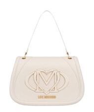 LOVE MOSCHINO LOGO Borsa a spalla, con tracolla avorio - Borse Donna - 1