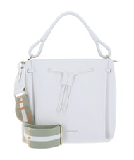 COCCINELLE CAMPIONARIO - ECLYPS Borsa secchiello in pelle martellata brillant white - Borse Donna - 1
