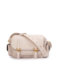 COCCINELLE CAMPIONARIO - CAMPUS Mini Bag a tracolla, in pelle LAMBSKIN WHITE - Borse Donna - 1