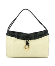 COCCINELLE CAMPIONARIO - ISABELA CANVAS Borsa hobo in tela e pelle - Borse Donna