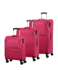 AMERICAN TOURISTER AIR WAVE Set Trolley Cabin + Medio + Grande  berry blast - Set Trolley - 1