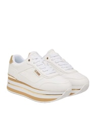 GUESS HANSIN4 Sneakers white platino - Scarpe Donna - 1