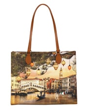 YNOT YESBAG L Borsa shopping, a spalla christmas venice - Borse Donna - 1