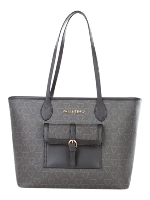 MARIO VALENTINO LIUTO Borsa shopping con tasca nero/multicolor - Borse Donna