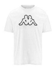 KAPPA LOGO T-shirt a manica corta white-black - T-shirt Uomo - 1