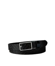 CALVIN KLEIN LOGO ALL OVER Cintura in pelle - Cinture