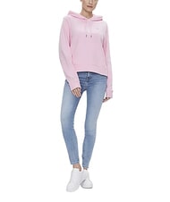 TOMMY HILFIGER TH Felpa in cotone, a maniche lunghe - Felpe Donna