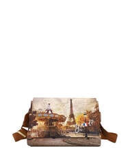 YNOT YESBAG Borsa a tracolla, con flap funny paris - Borse Donna - 1