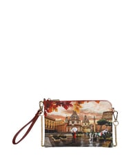 YNOT YESBAG Pochette a mano, con tracolla rome raining - Borse Donna - 1