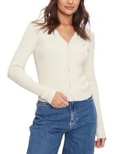 TOMMY HILFIGER TH JEANS Cardigan a maniche lunghe - Maglie Donna