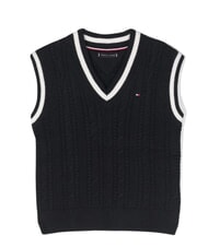 TOMMY HILFIGER TH Gilet in maglia, scollo a v - Maglioni Bambini