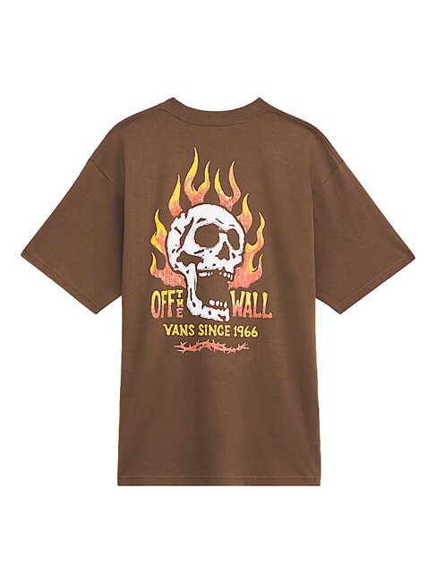 VANS OFF THE WALL Maglietta a maniche corte vintage cocoa - T-shirt Uomo