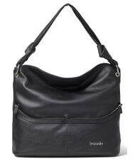 BRACCIALINI NORA Borsa a spalla, in pelle nero - Borse Donna - 1