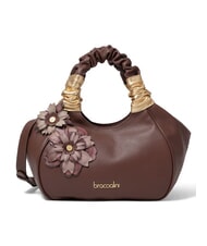 BRACCIALINI SARA Borsa in pelle, con tracolla marrone - Borse Donna - 1