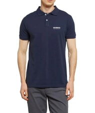BIKKEMBERGS ICONIC Polo di cotone, a manica corta navy - Polo Uomo - 1