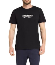 BIKKEMBERGS ICONIC T-shirt di cotone, a manica corta black - T-shirt Uomo - 1