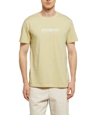 BIKKEMBERGS ICONIC T-shirt di cotone, a manica corta beige - T-shirt Uomo - 1